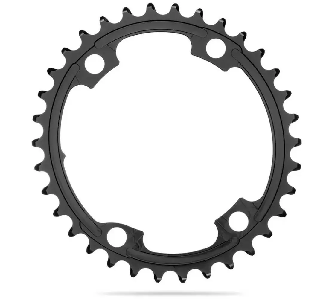 Absolute Black Chainring Shimano R8000/9100 100/4 Oval 34T